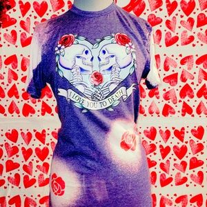 Handmade bleached tee